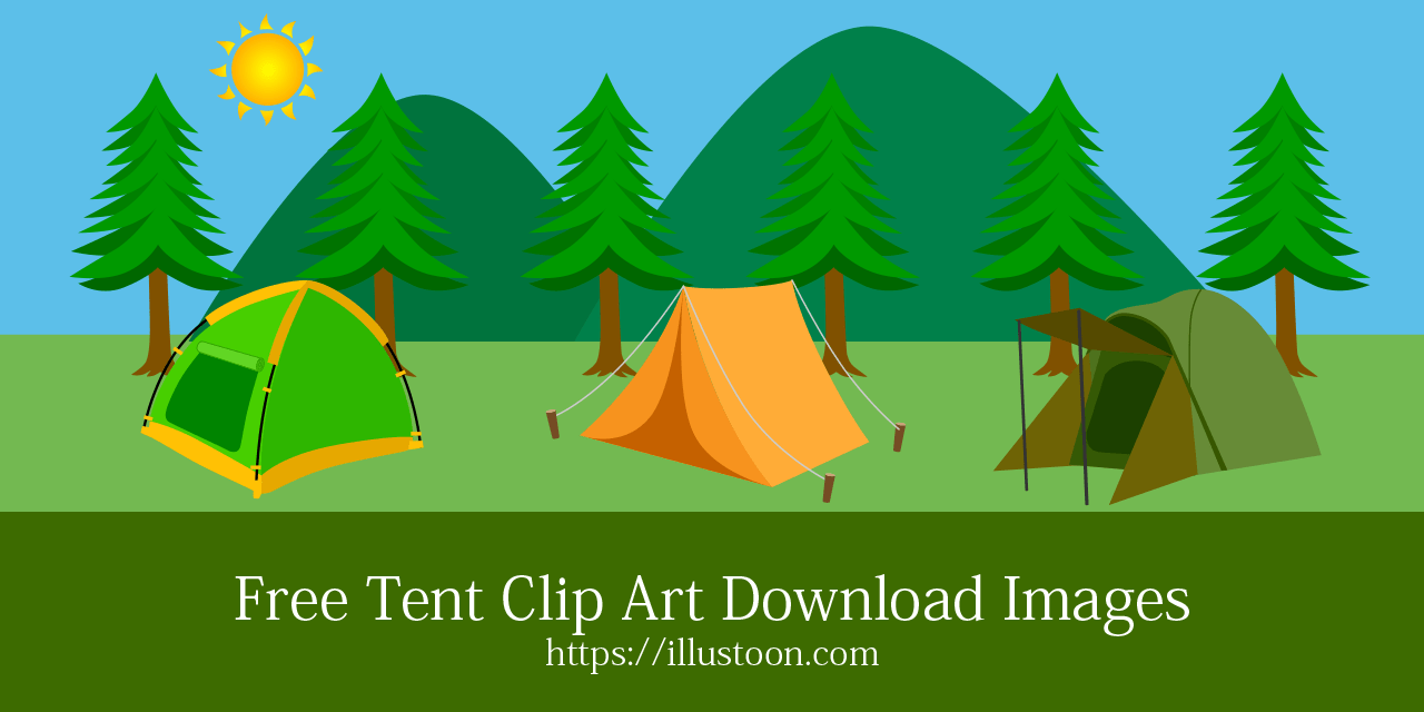 Free Tent Clip Art Download Images｜Illustoon