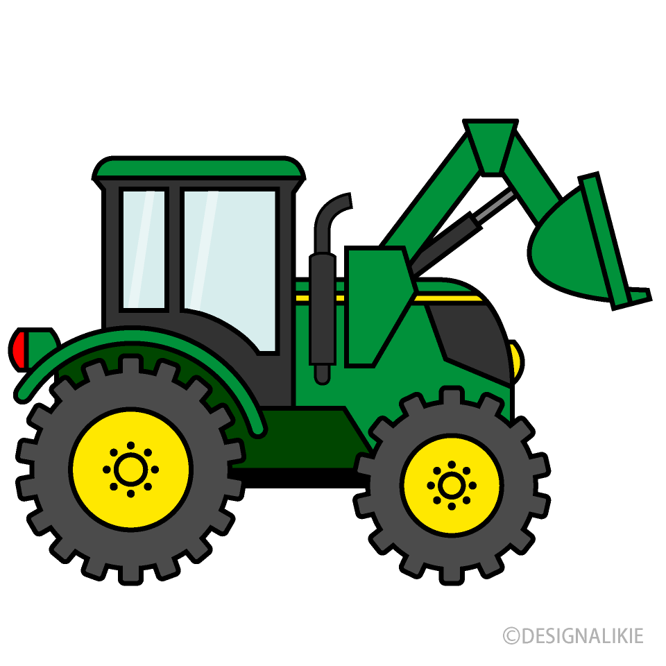 Tractor Clip Art Free PNG Image｜Illustoon