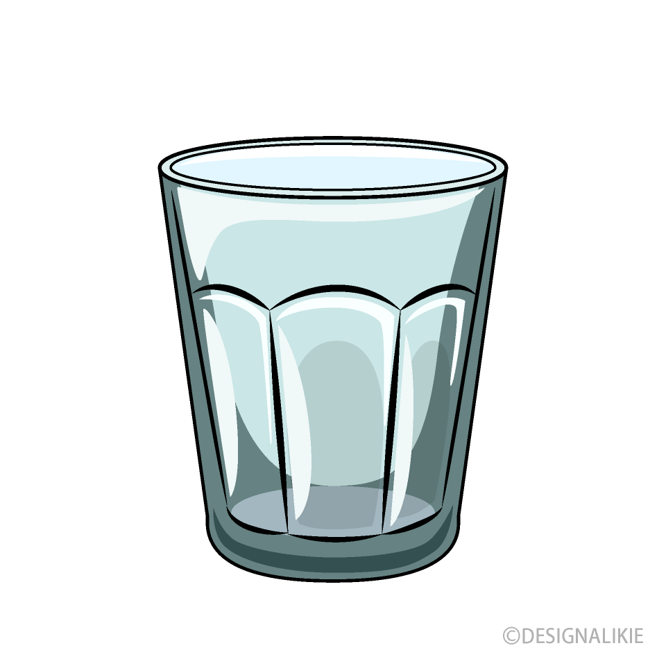 Glass Clip Art Free PNG Image｜Illustoon