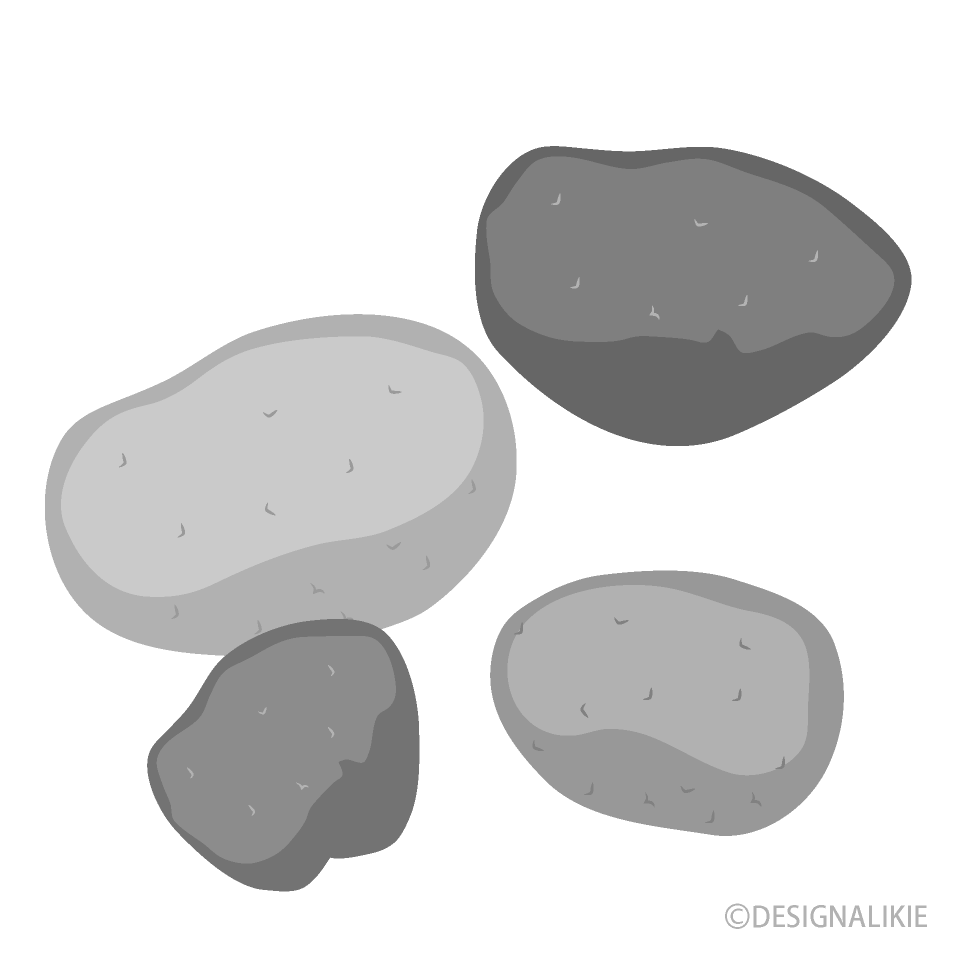 Round Stones Clip Art Free PNG Image｜Illustoon