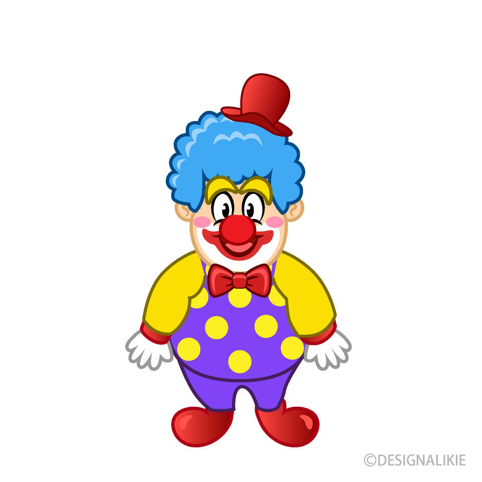 Purple Clown Clip Art Free PNG Image｜Illustoon