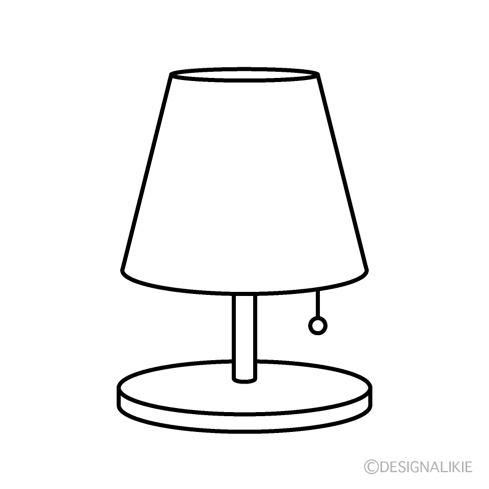 Lamp Clip Art Black And White