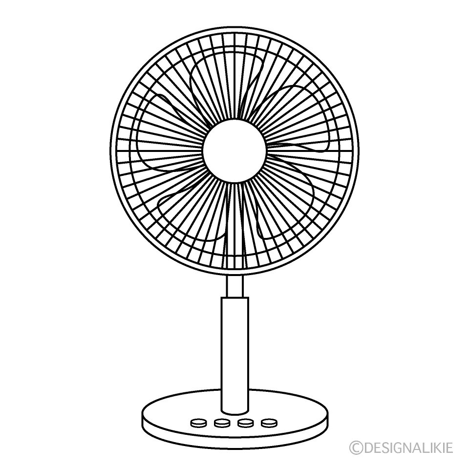 Ceiling Fan Clipart Black And White