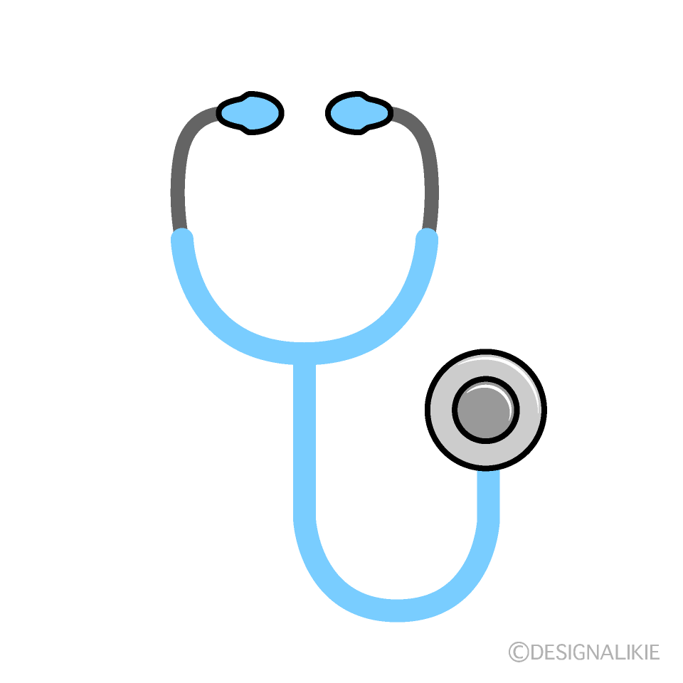 Blue Stethoscope Clip Art Free PNG Image｜Illustoon