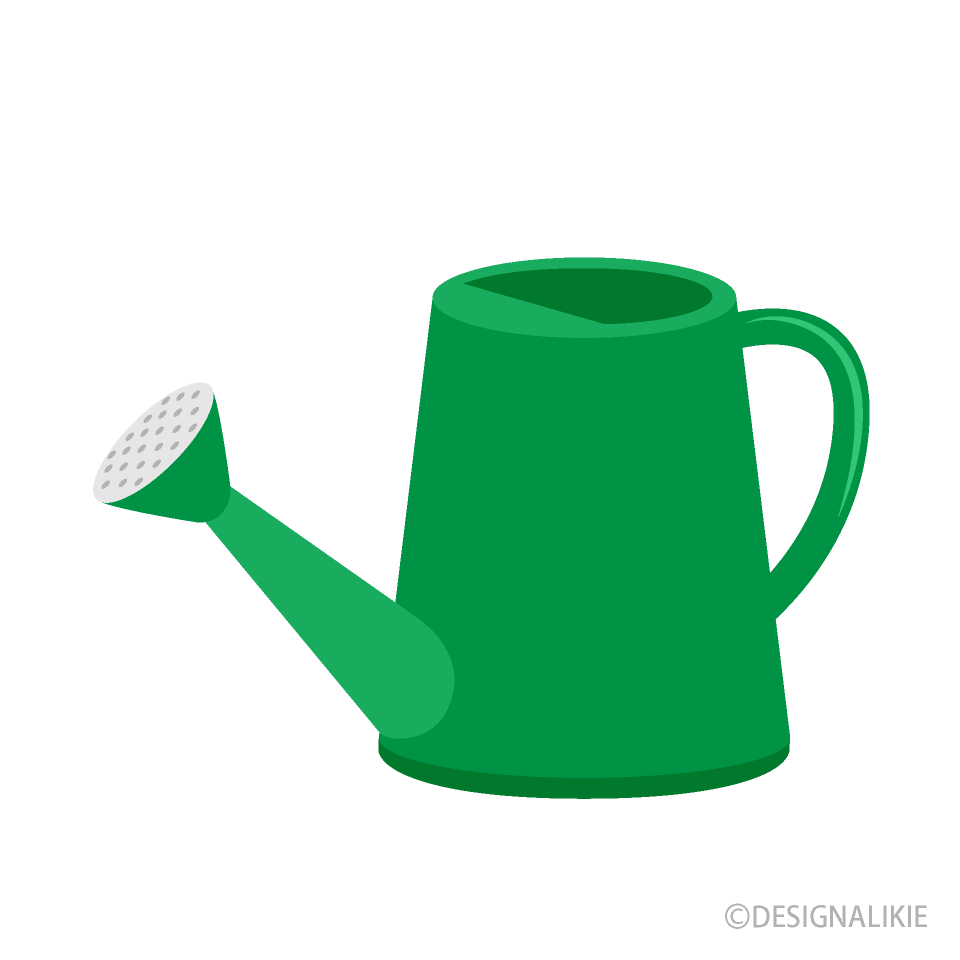 Green Watering Can Clip Art Free PNG Image｜Illustoon