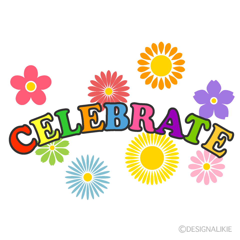 Celebrate Cute Flowers Clip Art Free PNG Image｜Illustoon