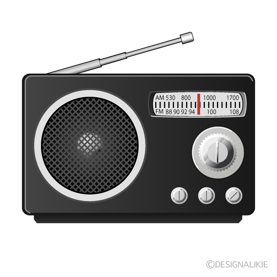 Radio Clip Art Free PNG Image｜Illustoon