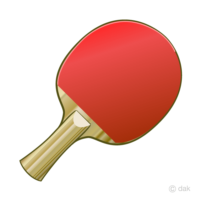 Table Tennis Racket Clip Art Free PNG Image｜Illustoon