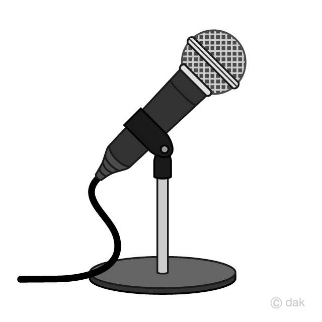 Desktop Microphone Clip Art Free PNG Image｜Illustoon