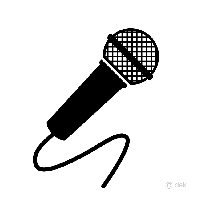Microphone Clipart Black And White