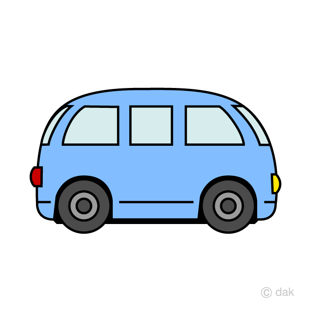 Cute Van Clipart Free PNG Image｜Illustoon