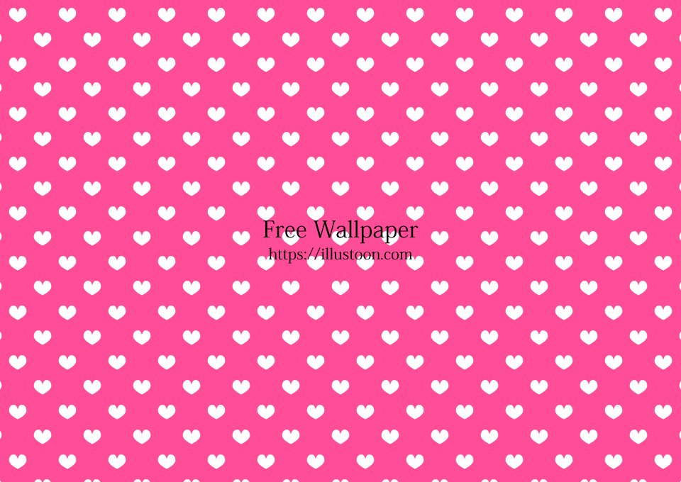 Pink And White Heart Wallpaper