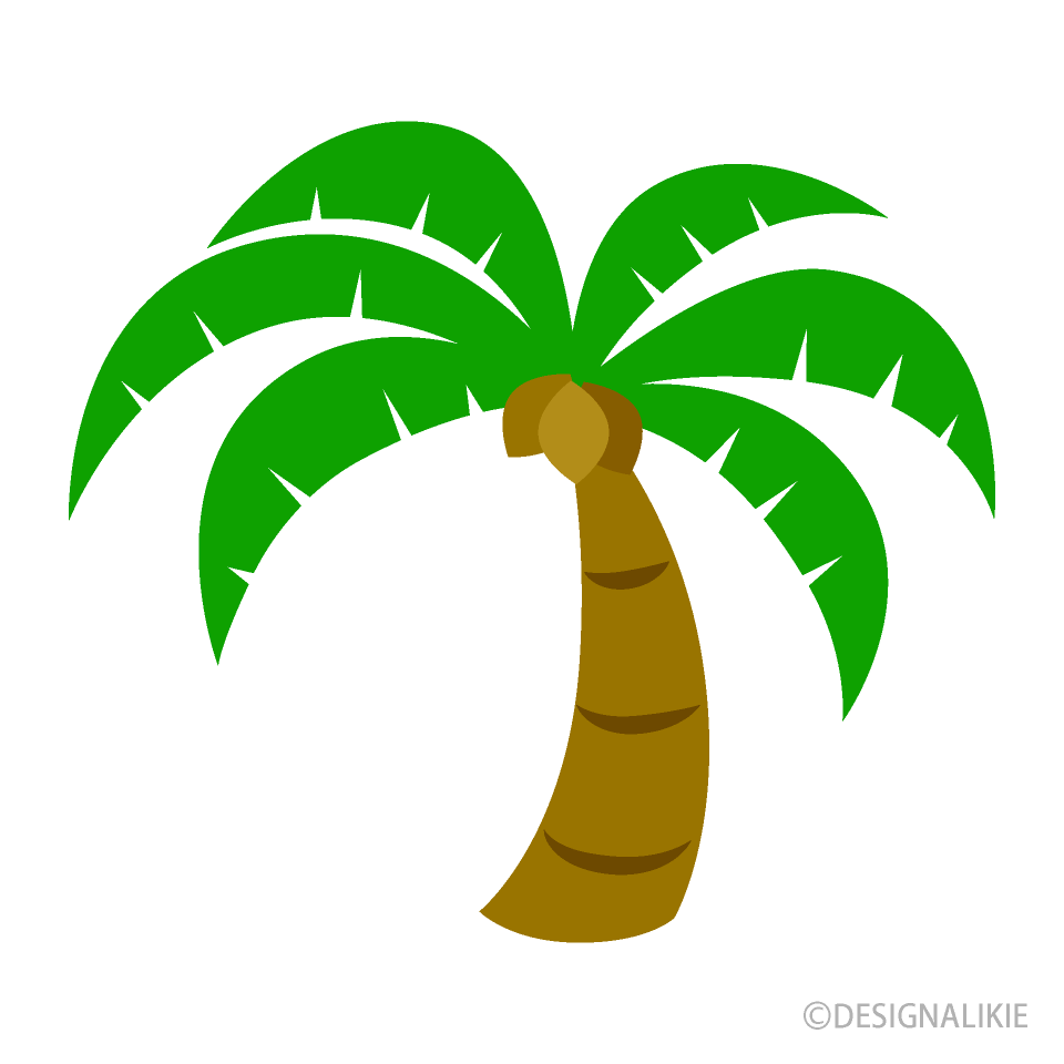 Cute Palm Tree Clip Art Free PNG Image｜Illustoon