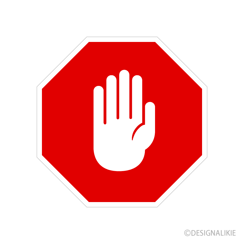 Stop Hand Sign Clip Art Free Png Image Illustoon