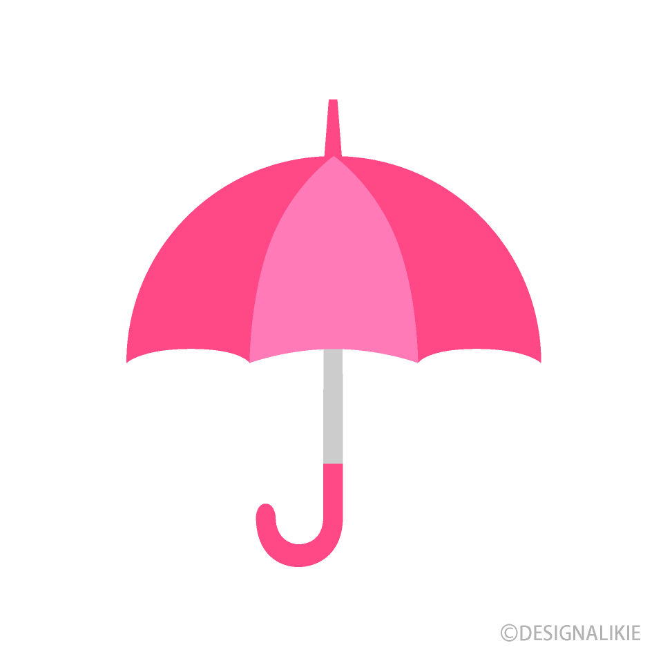Pink Umbrella Clip Art Free PNG Image｜Illustoon