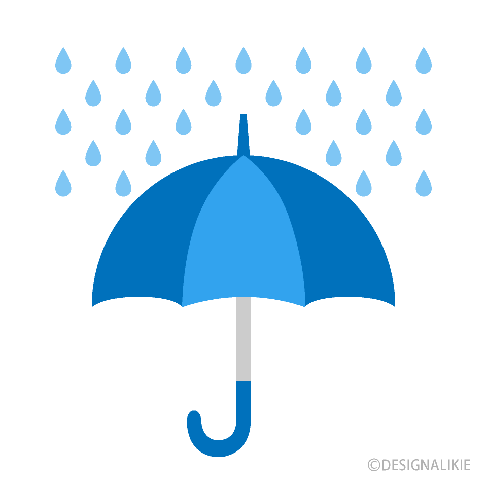 Rain Cute Umbrella Clip Art Free PNG Image｜Illustoon