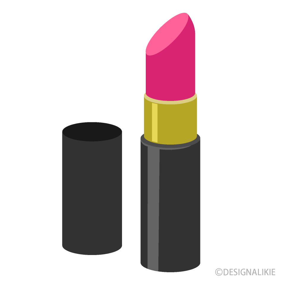 Pink Lipstick Clipart Free PNG Image｜Illustoon