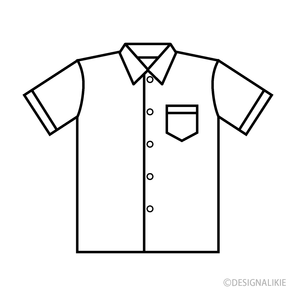 ShortSleeved Shirt Clip Art Free PNG Image｜Illustoon