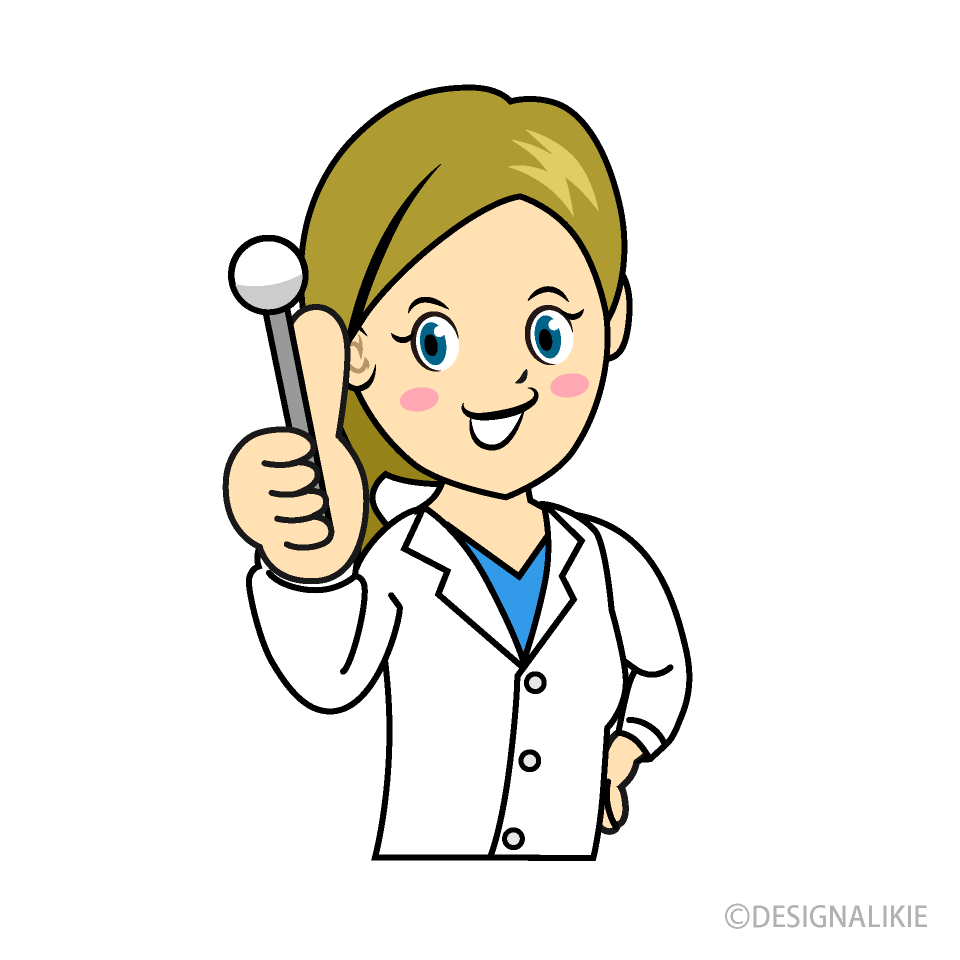 Female Dentist Cartoon Free PNG Image｜Illustoon