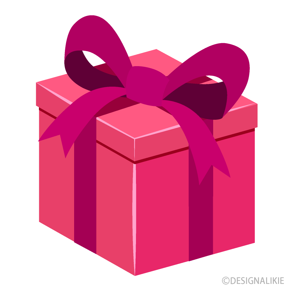 Pink Gift Box Clip Art