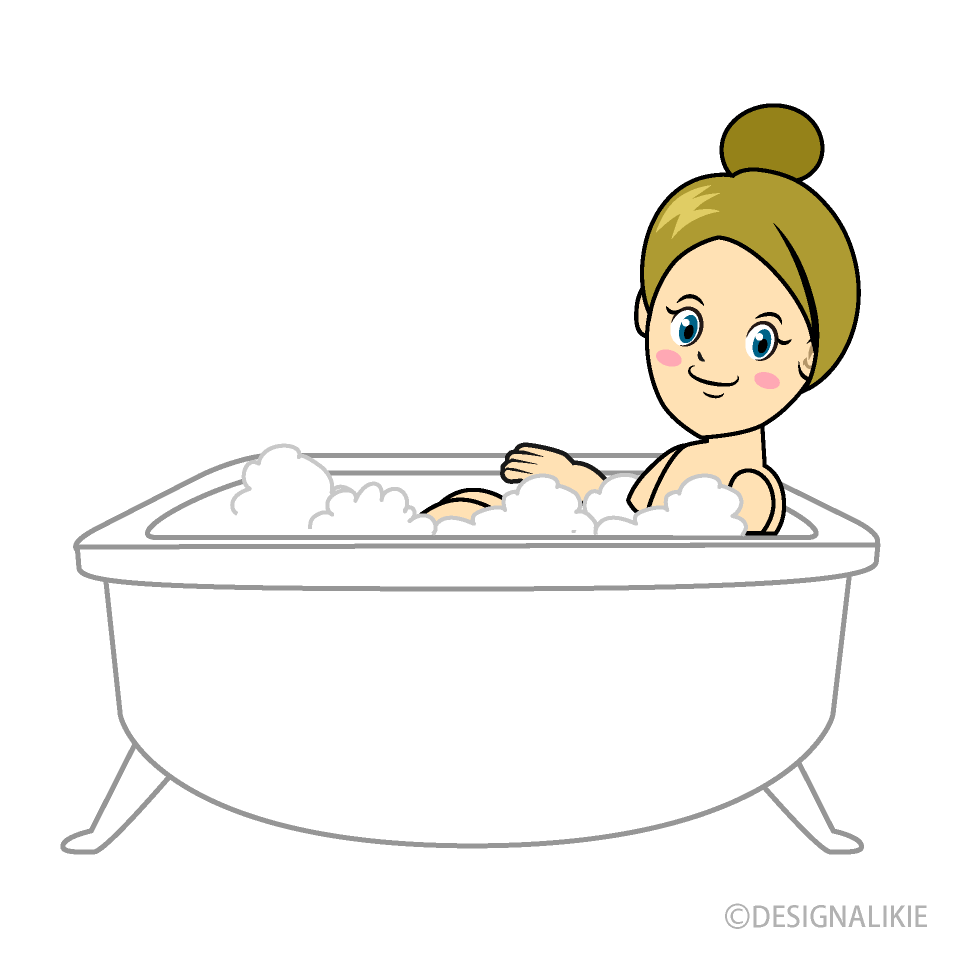Woman Bubble Bath Clipart picdink