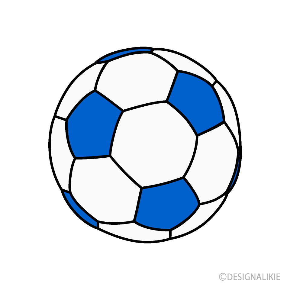Blue Soccer Ball Clip Art Free PNG Image｜Illustoon