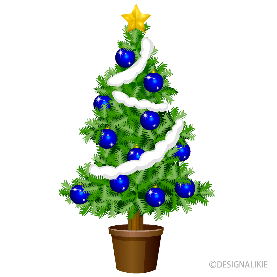Blue Christmas Tree Png