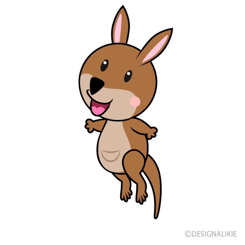 Jumping Kangaroo Clipart