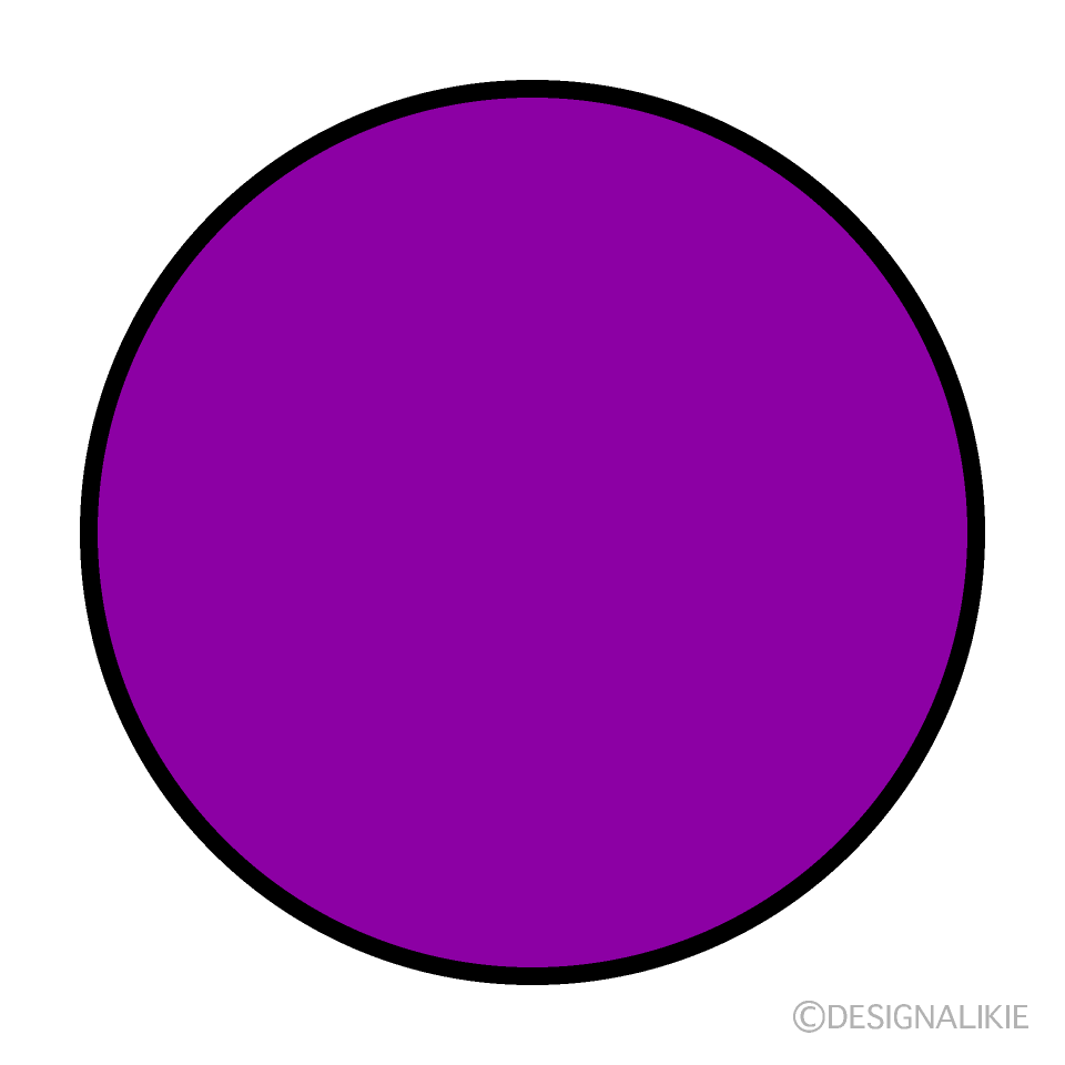 Purple Circle Clip Art Free PNG Image｜Illustoon