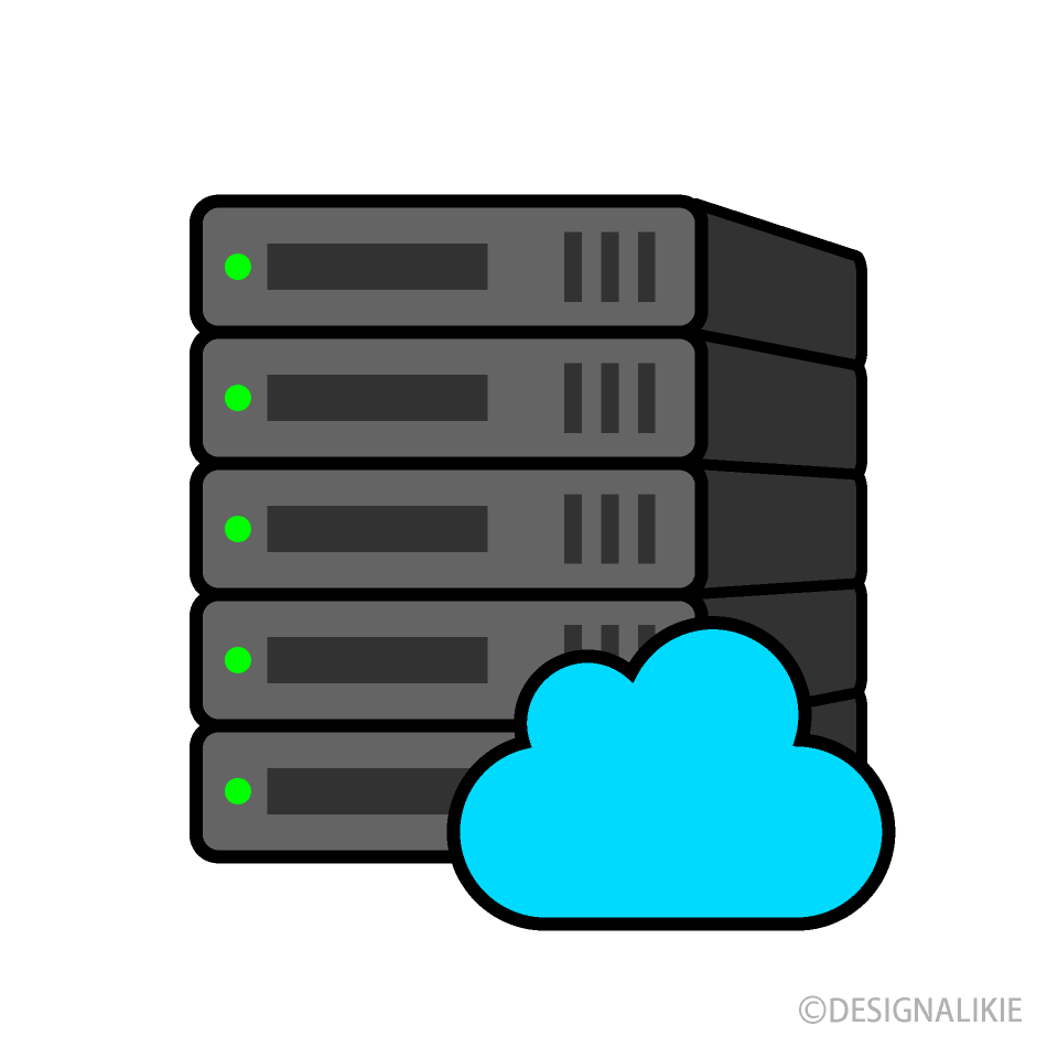 Cloud Server Symbol Free PNG Image｜Illustoon