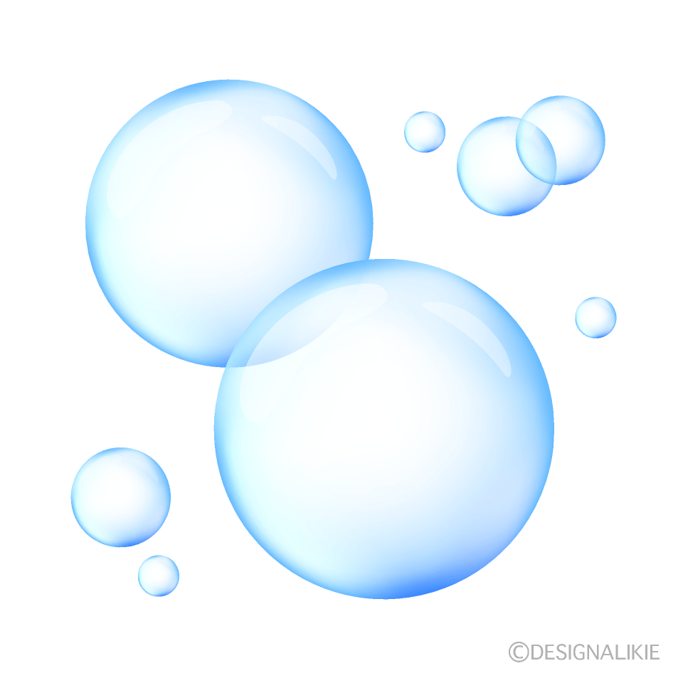 Bubbles Clip Art Free PNG Image｜Illustoon