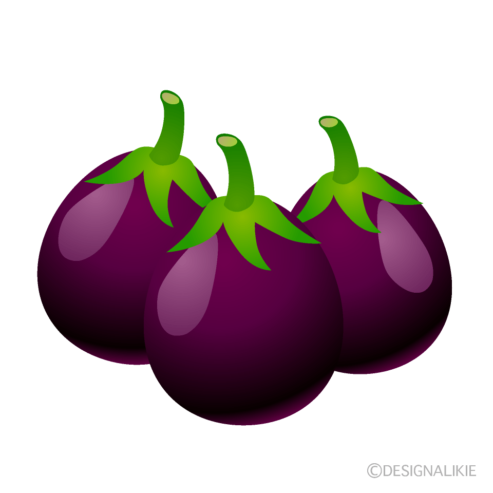 Eggplants Clip Art Free PNG Image｜Illustoon