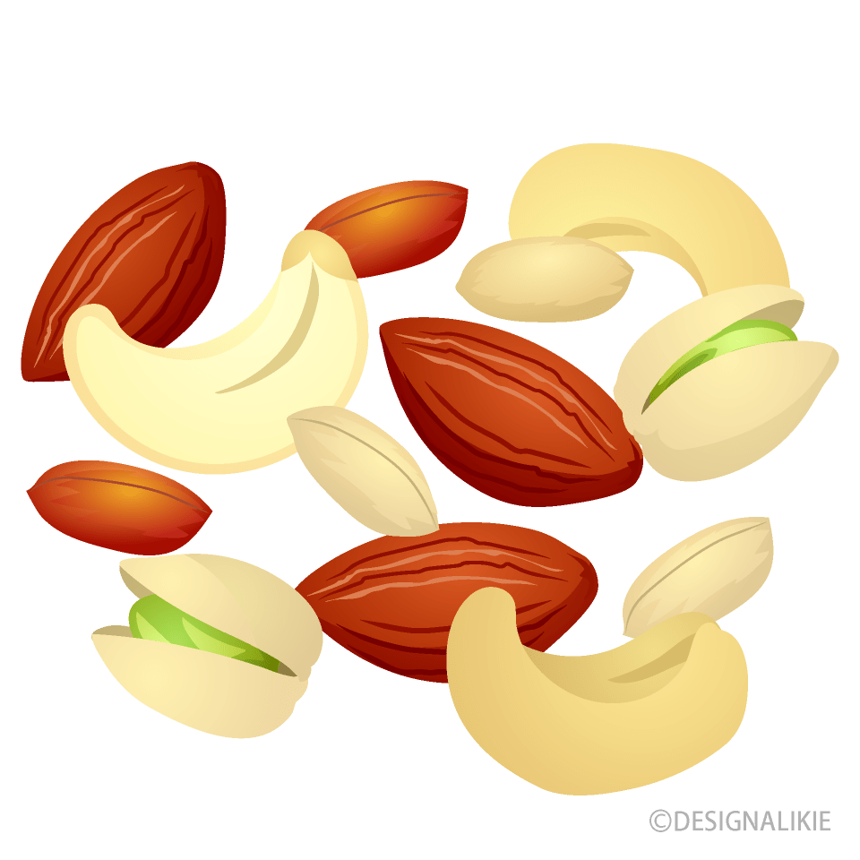 Nuts Clip Art Free PNG Image｜Illustoon