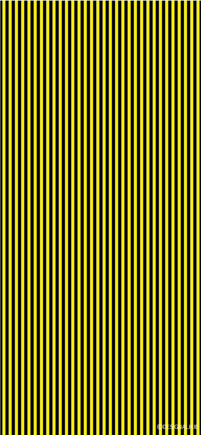Yellow Stripe Wallpaper for iPhone Free PNG Image｜Illustoon