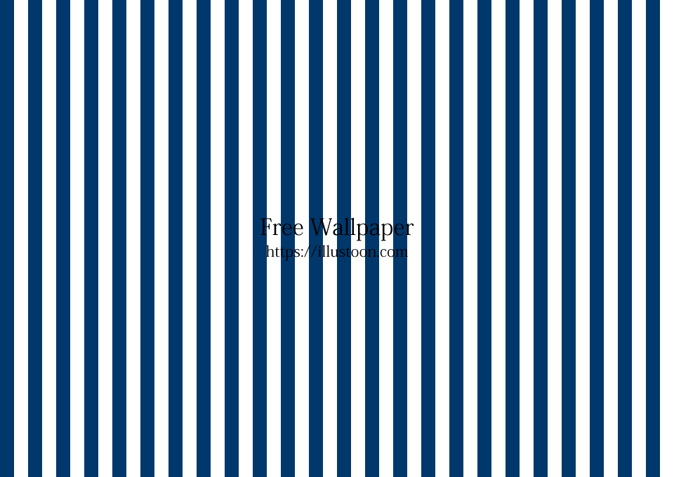 Navy Stripe Wallpaper Free PNG Image｜Illustoon