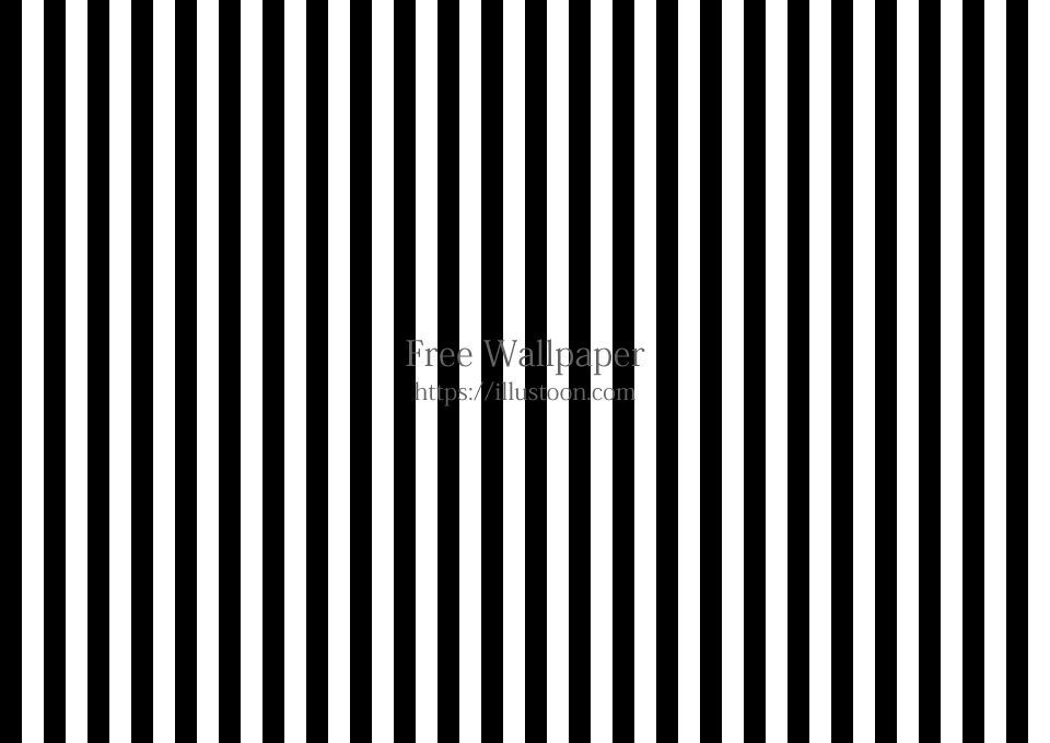 Black and White Stripe Wallpaper Free PNG Image｜Illustoon