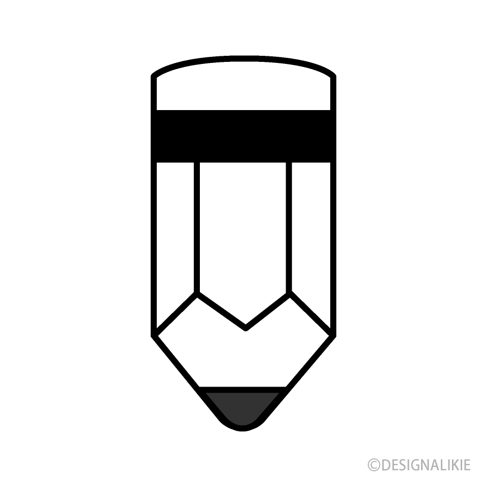 Colored Pencil Clipart Black And White