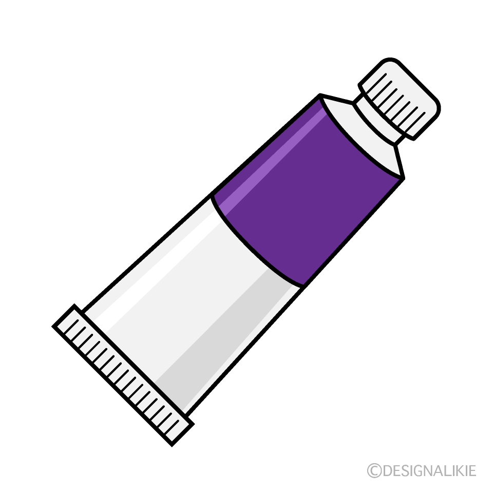 Purple Paint Tube Clip Art Free PNG Image｜Illustoon