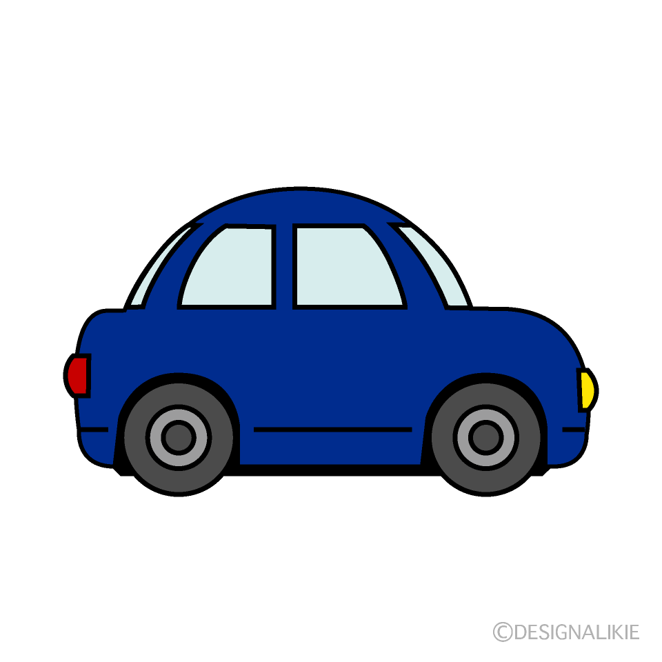 Cute Navy Car Clip Art Free PNG Image｜Illustoon