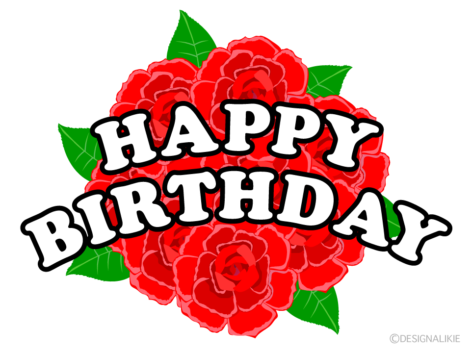 Happy Birthday Flowers Clipart