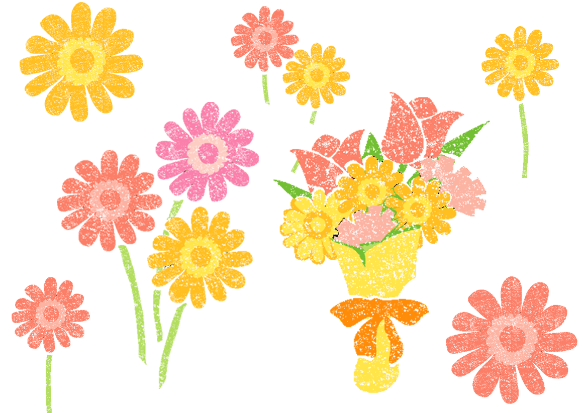 王位 わかる エンターテインメント 花 ポップ フリー ほんの シール 百 ガーベライラスト無料素材 | イラストプラザ