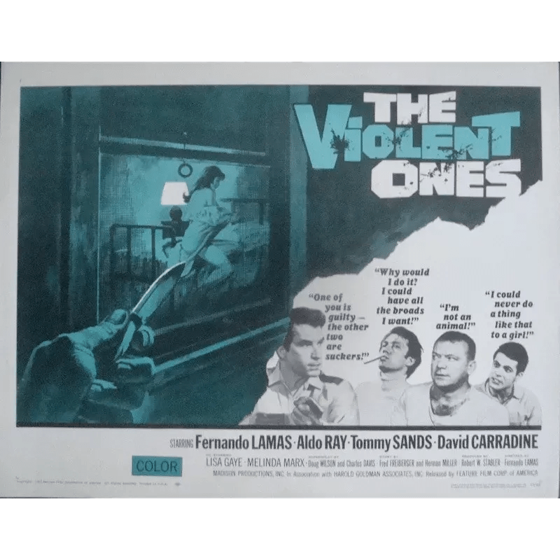 The Violent Ones half sheet movie poster illustraction Gallery