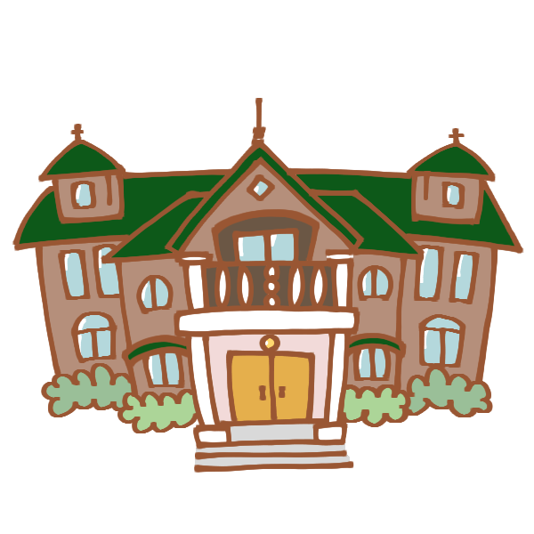 洋館 室内 古い イラスト素材 - Istock 洋館のイラスト | かわいいフリー素材が無料のイラストレイン