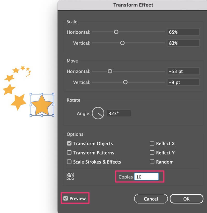 How to Array in Adobe Illustrator (Linear & Circular)