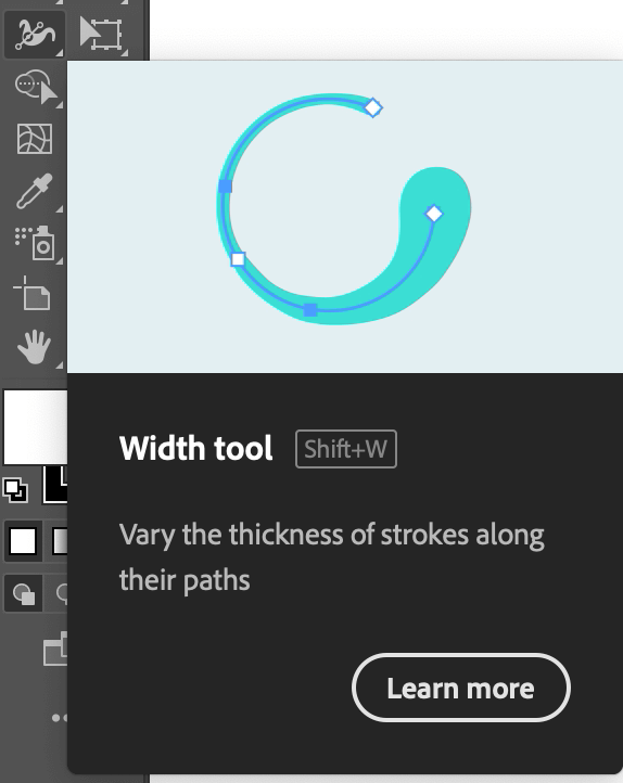 How to Use the Width Tool in Adobe Illustrator