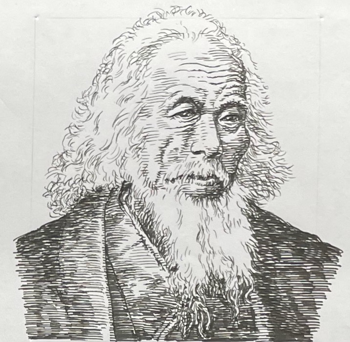 イラスト ポートレート illusut portrait art dutch scholar science 1803年生まれ 愛知県出身