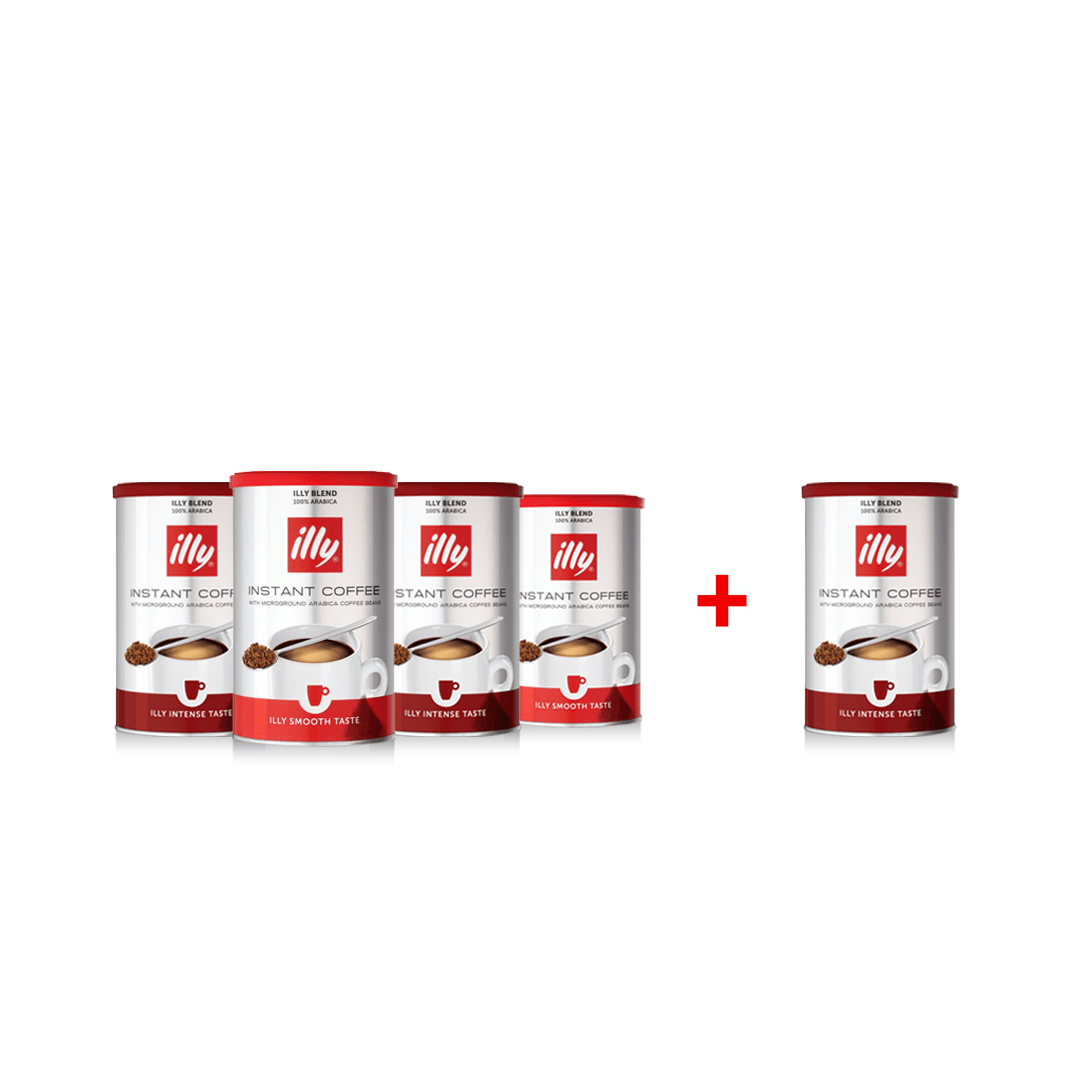 Buy illy Singapore 4+1 Instant Coffee Cans (95g)