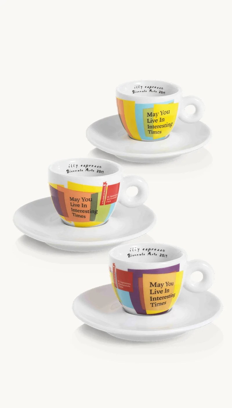 ILLY ESPRESSO CUP WITH SAUCER BIENNALE illy jo