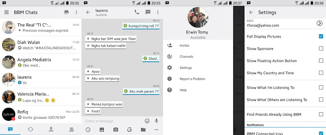 Download BBM mod versi 2.10.0.35 terbaru dan terkeren