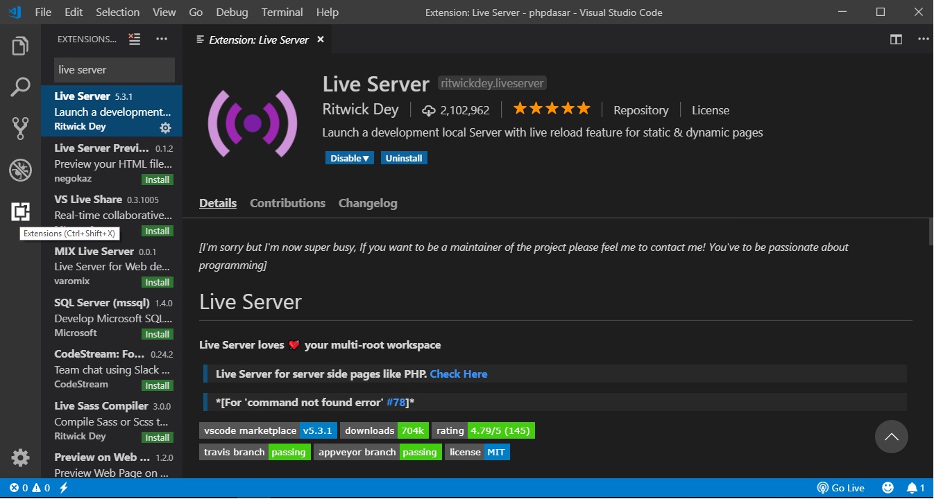 9 Extension Visual Studio Code Untuk Web Developer Pemula